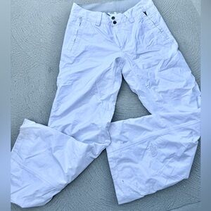 The North Face Womens Hyvent White Ski Snowboard Pants Size S/P